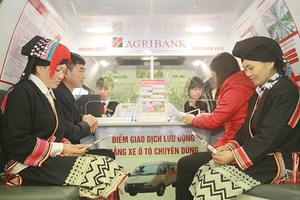 Agribank triển khai giao dịch ngân hàng lưu động