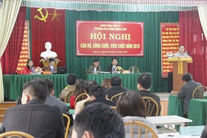 Trường Cao đẳng Nông Lâm Sơn La: Hội nghị cán bộ, công chức, viên chức năm 2018