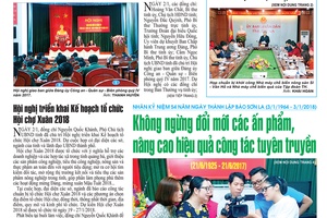 Báo Sơn La, Thứ 4 ngày 3/1/2018