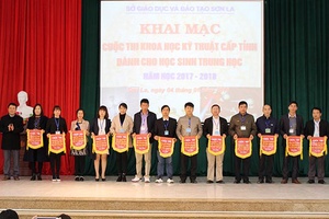 99 dự án tham gia Cuộc thi khoa học kỹ thuật cấp tỉnh dành cho học sinh trung học