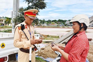 Sốp Cộp tăng cường đảm bảo an toàn giao thông