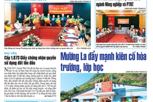 Báo Sơn La, Thứ 6 ngày 5/1/2018