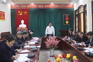 Họp Ban Chỉ đạo giải thưởng báo chí về xây dựng Đảng năm 2017