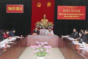 Hội nghị trực tuyến toàn quốc triển khai công tác dân vận năm 2018