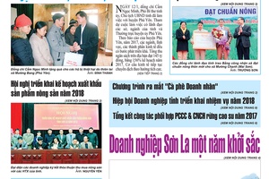 Báo Sơn La, Thứ 2 ngày 15/1/2018