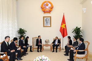 Thủ tướng Nguyễn Xuân Phúc tiếp Tổng Giám đốc Công ty Công nghiệp nặng Doosan Việt Nam