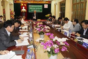 Phiên họp thường kỳ quý IV năm 2017 Ban đại diện Hội đồng quản trị Ngân hàng CSXH tỉnh