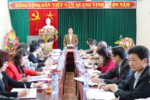 Đồng chí Phó Chủ tịch UBND tỉnh làm việc với Sở Lao động - Thương binh và Xã hội