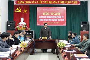 Ban Quản lý các khu công nghiệp tỉnh: Đối thoại với doanh nghiệp Khu công nghiệp Mai Sơn