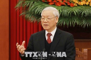 Tổng Bí thư Nguyễn Phú Trọng tiếp đoàn kiều bào tiêu biểu về đón Xuân Quê hương 2018