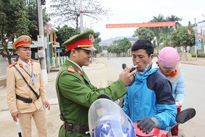 Sông Mã đảm bảo ATGT trong dịp Tết