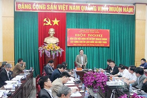 Hội nghị báo cáo nội dung Đồ án quy hoạch chung xây dựng Khu du lịch quốc gia Mộc Châu