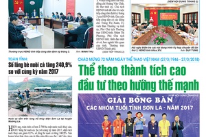 Báo Sơn La, Thứ 3 ngày 27/3/2018