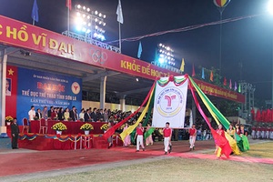 Khai mạc Đại hội TDTT tỉnh Sơn La lần thứ VIII – năm 2018