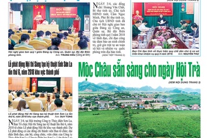 Báo Sơn La, Thứ 4 ngày 4/4/2018