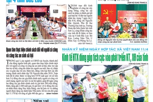Báo Sơn La, Thứ 3 ngày 10/4/2018