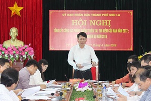 Thành phố: Triển khai công tác phòng chống thiên tai, tìm kiếm cứu nạn năm 2018