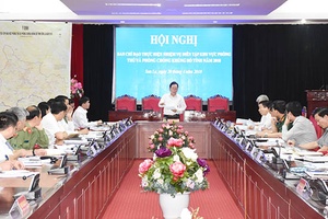 Hội nghị Ban chỉ đạo thực hiện nhiệm vụ diễn tập khu vực phòng thủ và phòng chống khủng bố tỉnh