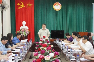 Họp Ban Cứu trợ tỉnh