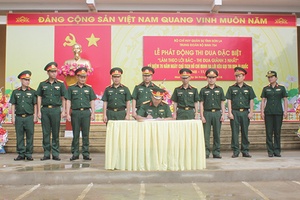 Trung đoàn 754: Phát động thi đua đặc biệt “Làm theo lời Bác – Thi đua giành 3 nhất”.