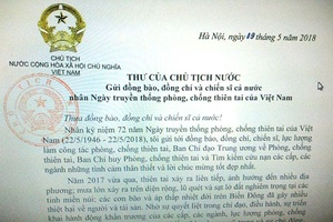 Hướng tới một xã hội an toàn trước thiên tai*