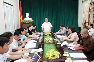 Họp chuẩn bị tổ chức Đại lễ Phật đản 2018