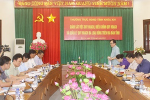 Thường trực HĐND tỉnh: Giám sát việc quy hoạch, điều chỉnh quy hoạch và quản lý quy hoạch ba loại rừng trên địa bàn tỉnh