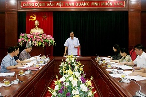 Họp về tình hình hoạt động kinh doanh và sử dụng thuốc bảo vệ thực vật trên địa bàn tỉnh