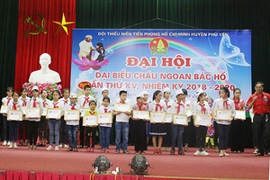 Phù Yên: Đại hội Cháu ngoan Bác Hồ lần thứ XV, nhiệm kỳ 2018-2020