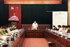 Họp Ban Chỉ đạo diễn tập ứng phó lũ bão và tìm kiếm cứu nạn huyện Vân Hồ năm 2018