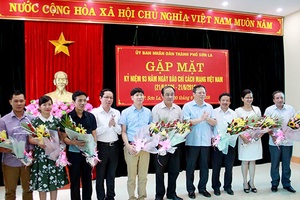 Thành phố: Gặp mặt Kỷ niệm 93 năm Ngày báo chí Cách mạng Việt Nam