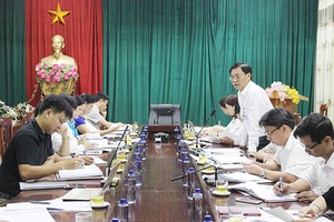 Tổ công tác 1169 của UBND tỉnh làm việc tại huyện Mai Sơn