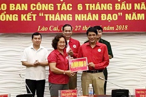 Hội Chữ thập đỏ tỉnh: Ủng hộ 10 triệu đồng cho đồng bào bị ảnh hưởng do lũ quét, sạt lở đất ở Lai Châu
