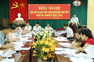 Hội nghị Ban Chấp hành Hội Nông dân tỉnh lần thứ 18 (nhiệm kỳ 2013 – 2018)