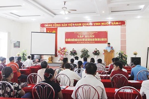 Tập huấn bồi dưỡng nguồn nhân lực HTX thủy sản