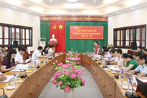Ban Văn hoá - Xã hội HĐND tỉnh: Thẩm tra các nội dung trình Kỳ họp thứ sáu HĐND tỉnh khóa XIV