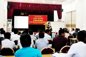 Liên minh HTX tỉnh: Tập huấn, bồi dưỡng nguồn nhân lực cho các HTX thủy sản trên địa bàn tỉnh