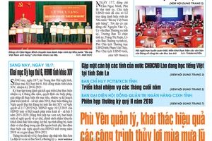 Báo Sơn La, Thứ 4 ngày 18/7/2018