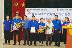 Ra mắt Câu lạc bộ Giọt hồng tình nguyện huyện Bắc Yên