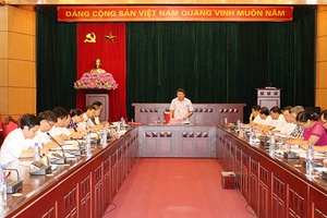 Ban Chỉ đạo các chương trình mục tiêu Quốc gia tỉnh triển khai nhiệm vụ 6 tháng cuối năm   