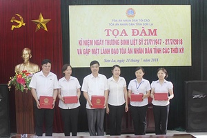 Tòa án Nhân dân tỉnh: Tọa đàm kỷ niệm 71 năm Ngày Thương binh Liệt sỹ (27/7/1947 - 27/7/2018)