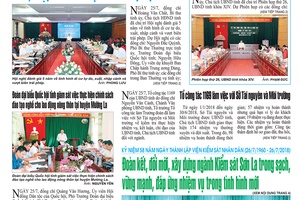 Báo Sơn La, Thứ 5 ngày 26/7/2018