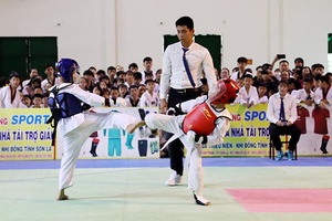 Khai mạc Giải Taekwondo các lứa tuổi toàn tỉnh lần thứ III năm 2018