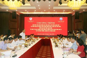Đoàn công tác tỉnh Sơn La làm việc với tỉnh Lạng Sơn về việc triển khai Kế hoạch xuất khẩu nhãn và nông sản an toàn tỉnh Sơn La