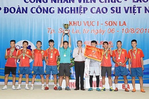 Tập đoàn Công nghiệp Cao su Việt Nam: Hội thao công nhân viên chức - lao động khu vực I