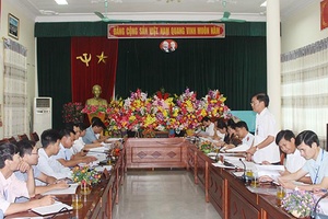 Tổ công tác 1169 của UBND tỉnh làm việc với Sở Xây dựng