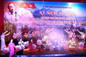 Nhiều hoạt động chào mừng 73 năm Cách mạng Tháng Tám và Quốc khánh 2/9