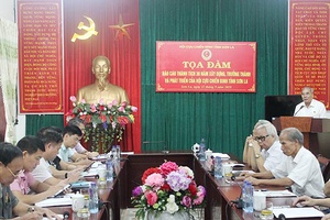 Tọa đàm báo cáo thành tích 30 năm xây dựng, trưởng thành và phát triển của Hội Cựu chiến binh tỉnh Sơn La