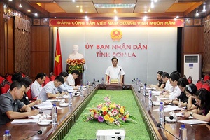 Họp Ban tổ chức Tuần văn hóa - du lịch Sơn La tại Hà Nội năm 2018