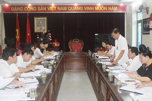 Tổ công tác 1169 làm việc với Sở Tài chính